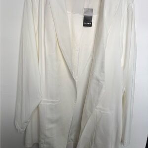 FREE with purchase/ First to claim- has stains-Torrid Cream Blazer-NEW WITH TAGS